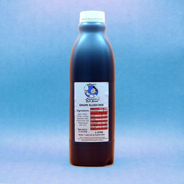 Grape Slush Mix - Norm's Soft Serve, 1L