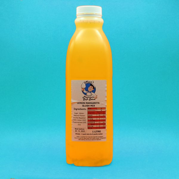 Lemon Margarita Slush Mix - Norm's Soft Serve, 1L