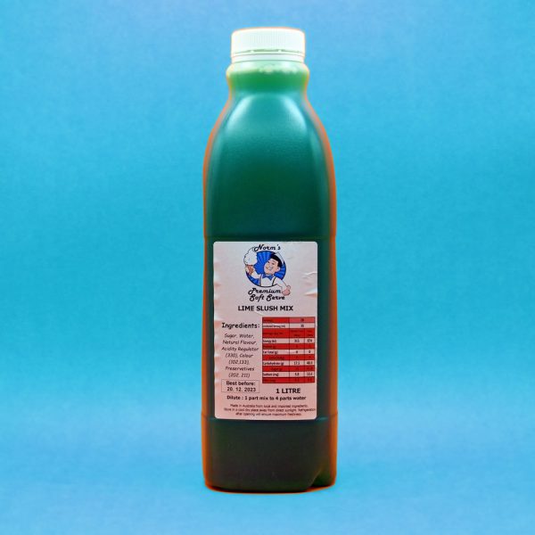 Lime Slush Mix - Norm's Soft Serve, 1L