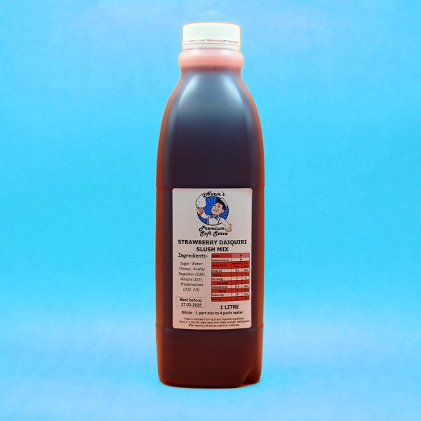 Strawberry Daiquiri Slush Mix - Norm's Soft Serve, 1L